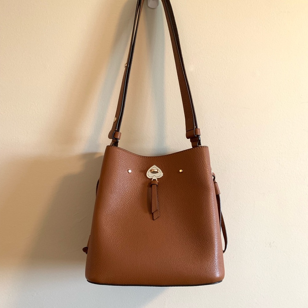 Kate Spade Brown Leather Shoulder/bucket Bag